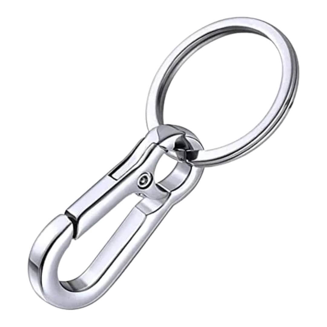 Metal Keychain Clip with Key Ring Keychain Lanyard Snap Hook for