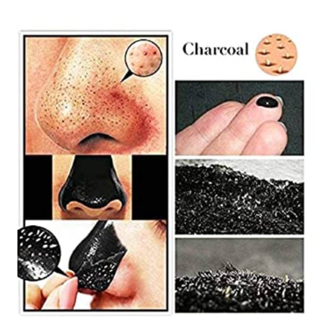 Herbal Charcoal Gel Pack OF 12, Peel Off Mask|Deep skin cleansing Mask For Men And Women To Remove Acne , blackheads ( 25 ml )
