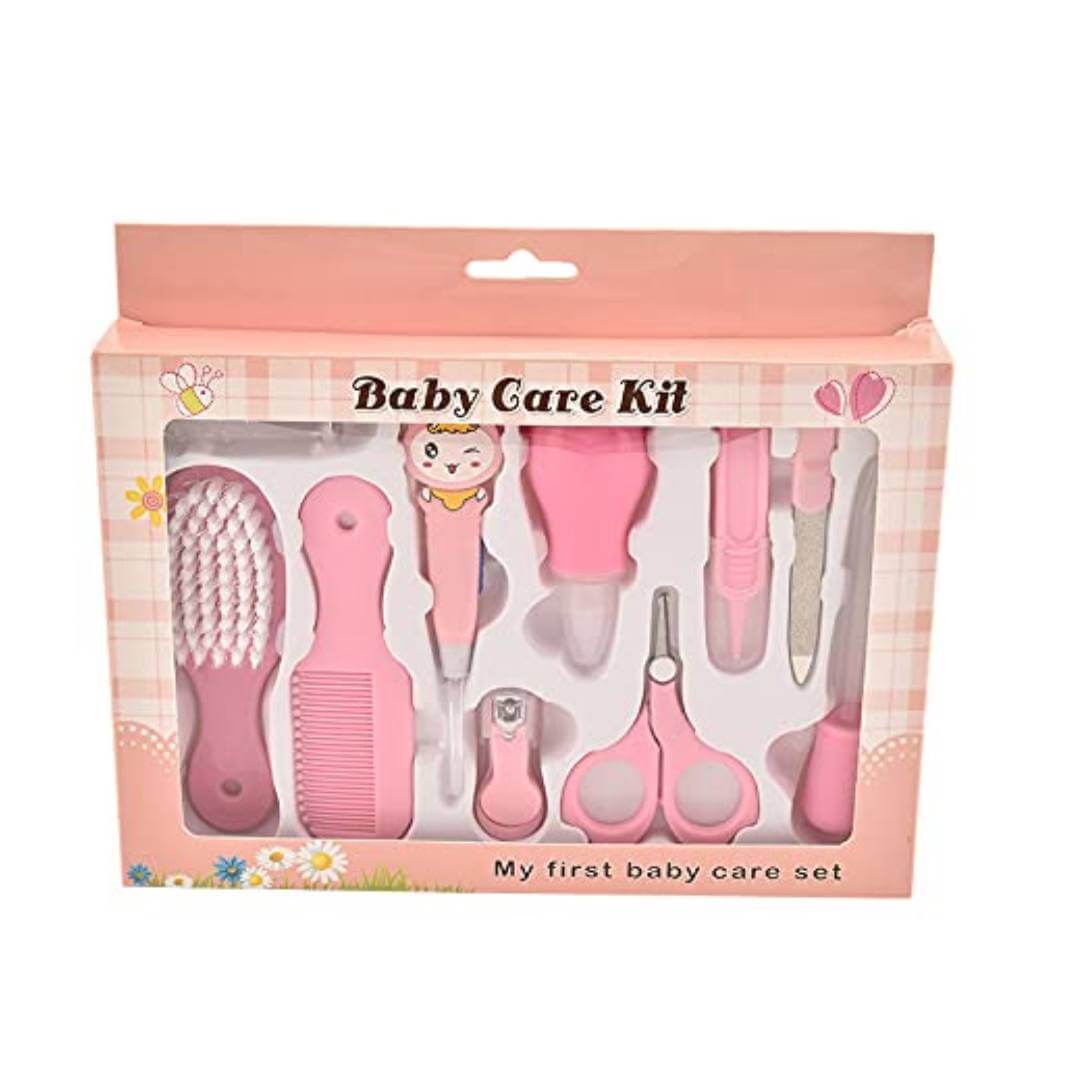 Plastic Portable Baby Care Manicure Kit Nursery Kids Healthcare and Grooming Set Manicure and Pedicure Accessories for New Born Babies Toddler Kids