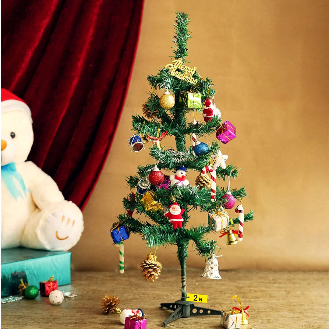 Christmas Xmas Tree 1 Feet Christmas Decoration for Home Office Restaurants School | Xmas | Festival