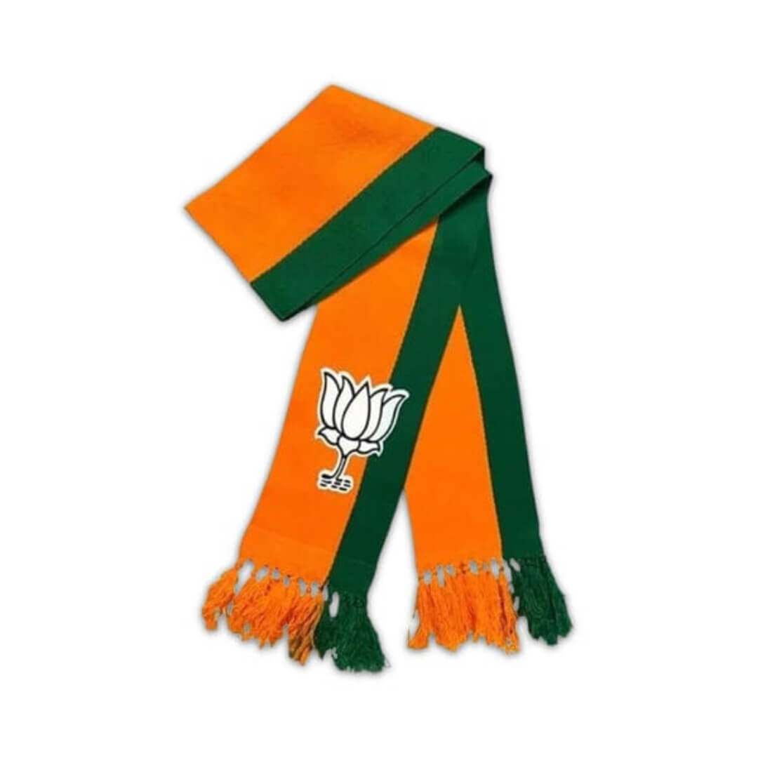 BJP Muffler, Bharatiya Janata Party Gamcha, Muffler, Made with high-quality material, BJP Muffler, Pancha Dupatta, Scarf