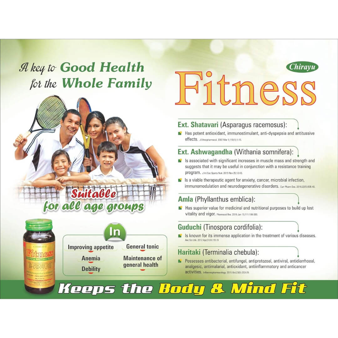 Fitness Malt, Ayurvedic Immunity Booster, Build Strength, Stamina And Energy Pack Of 1 (400 Gram)