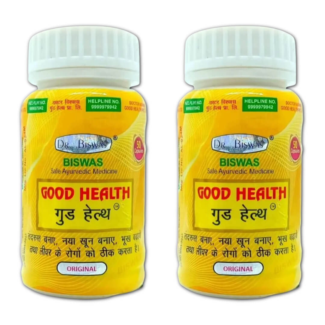 Good Health Capsules, Dr. Biswas Good Health Weight Gainer Capsules, Heal & Protect Liver | Ayurvedic Capsule For Energy-Immunity Booster (Pack of 1)