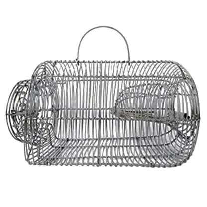 Heavy Iron Rat Trap/Mouse Rat Catcher/Rat Cage/Chuha Pinjra for Catching Rat/Mouse/Squirrels/Rodent/Chipmunk - Big Size, Silver