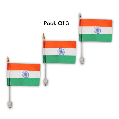 राष्ट्रीय ध्वज भारत, वाहन ध्वज तिरंगा ध्वज रॉड स्टिक के साथ बाइक/स्कूटर/स्कूटी/एक्टिवा के लिए भारतीय ध्वज, भारत का झंडा / भारत ध्वज स्वतंत्रता दिवस, गणतंत्र दिवस