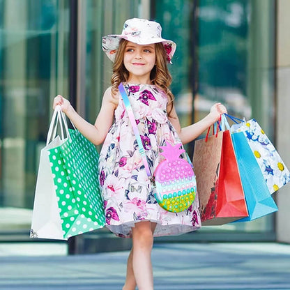 Pineapple Pop It Bag for Girls, Fidget Toys Purse for Women, Pop It Purse for Girls Or Kids Sling Bag