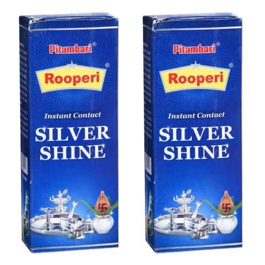 Pitambari Rooperi सिल्वर शाइन साफ़ सिल्वर ज्वेलरी और बर्तनों के लिए (100 ml)