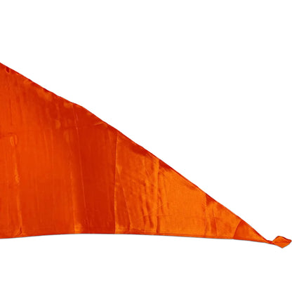 Plain Kesariya Flag, Orange Color Flag for Yoga, Meditation, Bhagwa Dhwaj for Temple, House and Rally, Kesaria Jhanda