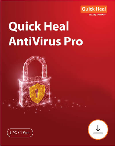क्विक हील एंटीवायरस प्रो नवीनतम संस्करण - 1 पीसी, 1 वर्ष (ईमेल डिलीवरी)