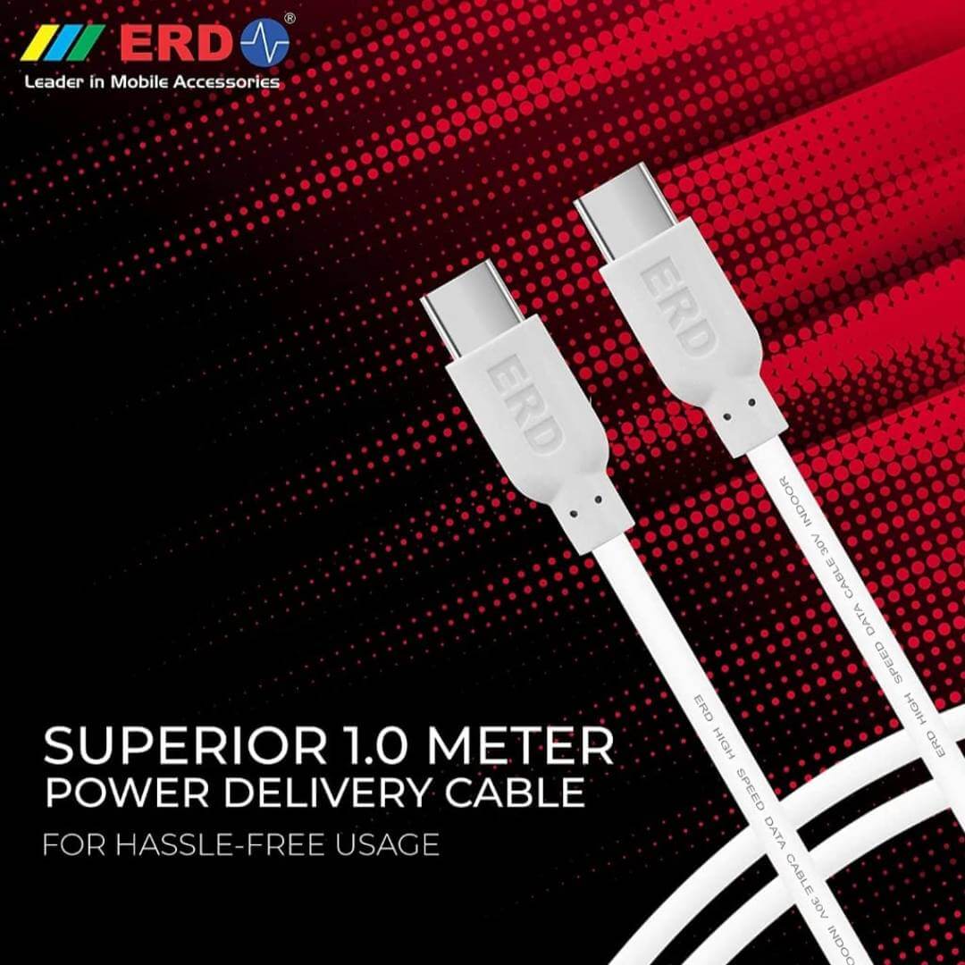 1 Meter USB Type-C Data Cable 4MM HIGH Strength Cable Safe & Fast Charging Data Transfer- Data Cable for Smartphone, Tablet, Mobile Phones (5V-3Amp)