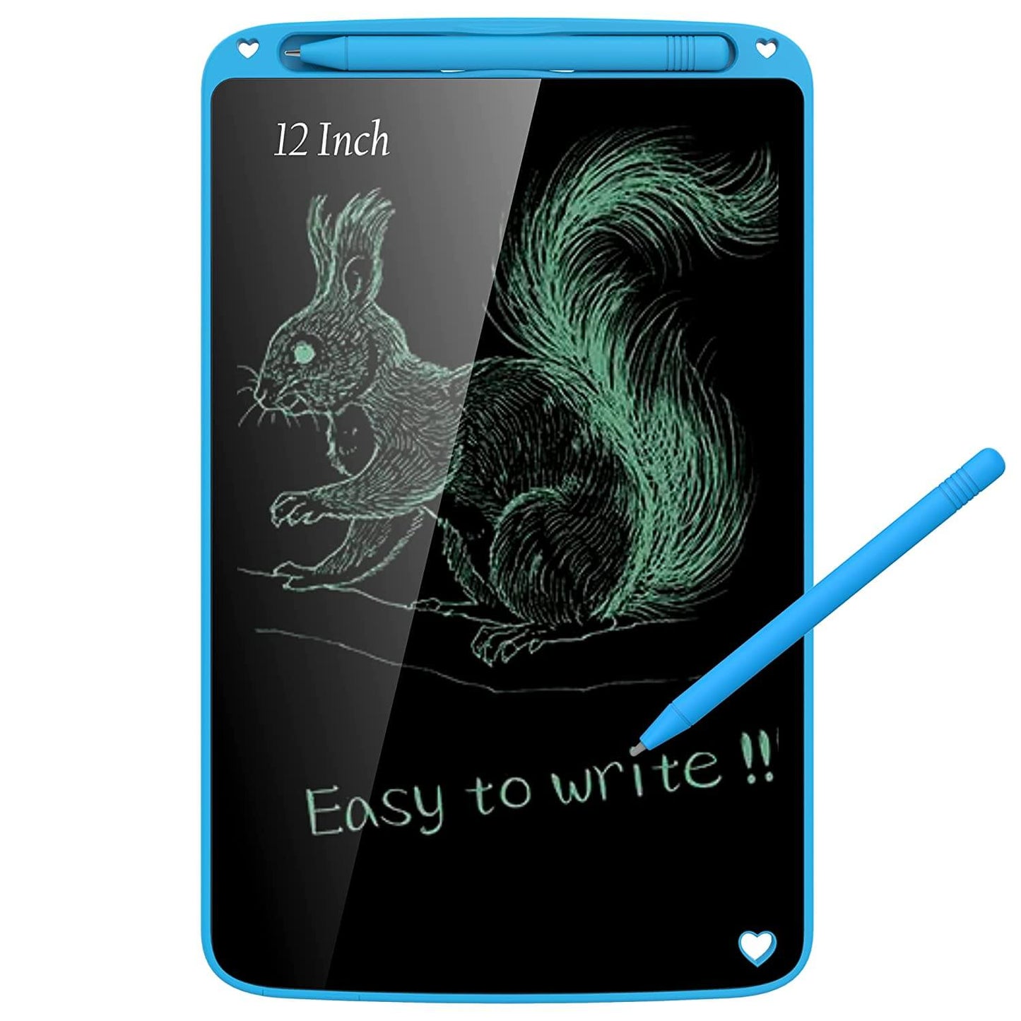 12 Inches LCD WritingTablet/Drawing Board/Doodle Board/Writing Pad with- Reusable Portable E Writer Educational Toys For Kids, Student & Teachers
