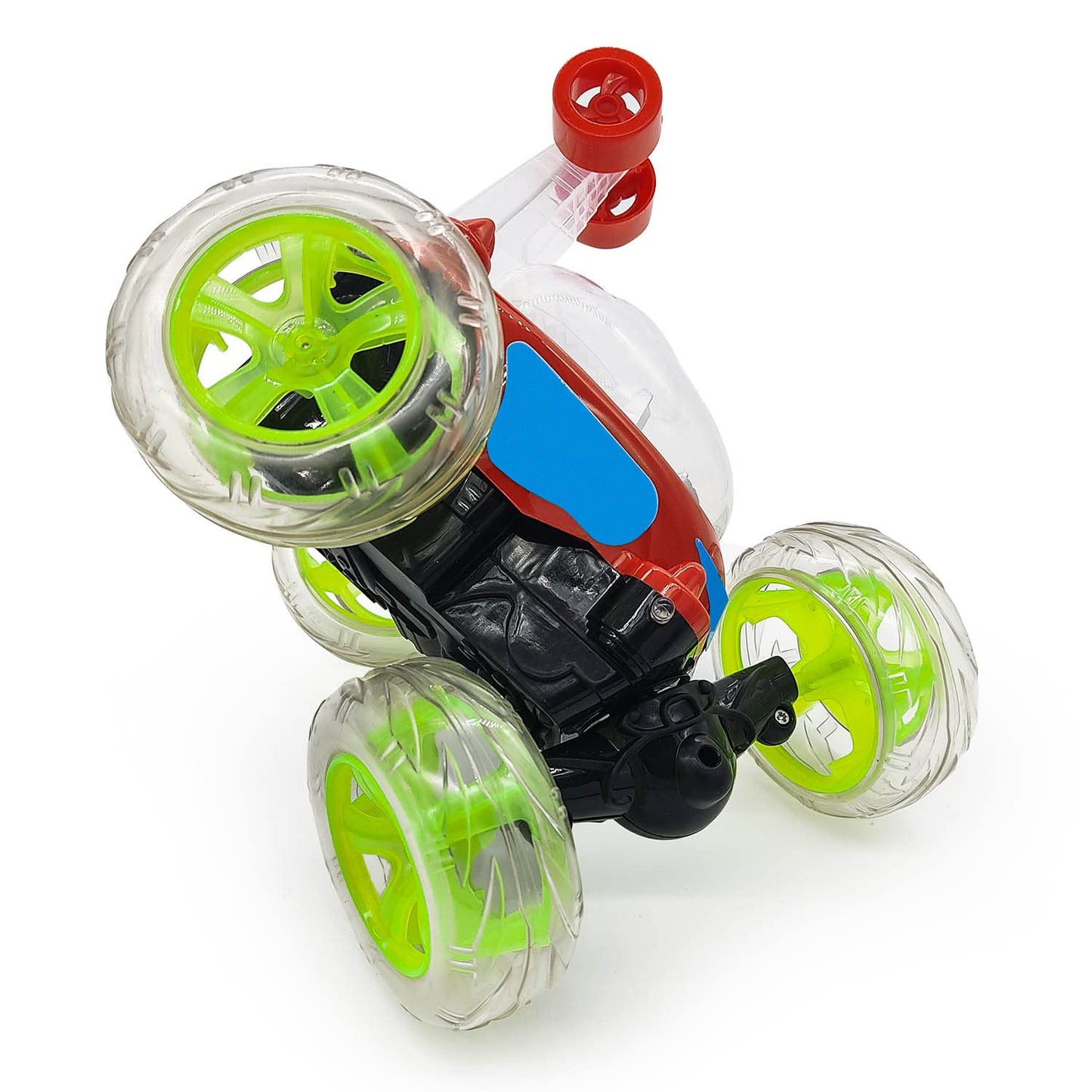 360 Degree Rolling Stunt Car for Kids | Remote Control, Plastic Body | Android Charger & 800 MAH Battery | 3 Hrs Running Time, (Multicolour)