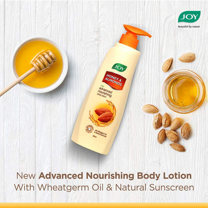 Joy Honey & Almonds Advanced Nourishing Body Lotion, For Normal to Dry skin 300ml
