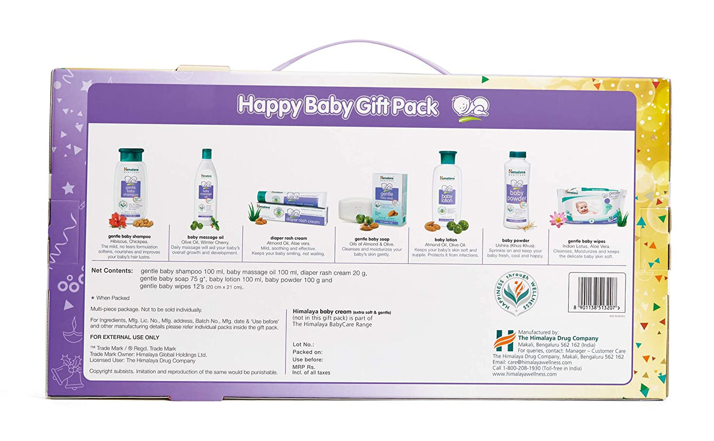 Himalaya Baby Gift Pack Series,Pack of 1 set,White