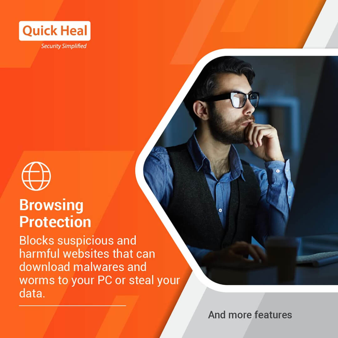 Quick Heal Antivirus Pro Latest Version - 1 PC, 1 Year (Email Delivery )