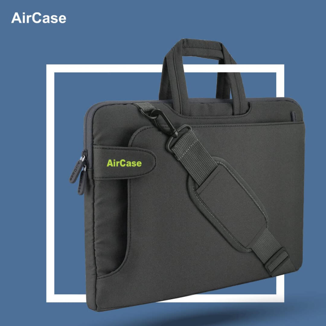 AirCase Premium, Designer, Suave, 6-MultiUtility Pockets Laptop Sleeve/Cover  - YouTube