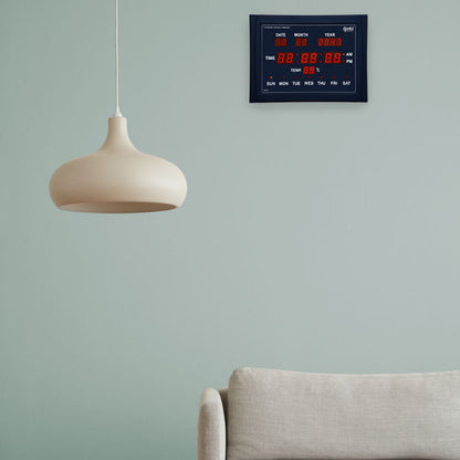 Ajanta Wall Clock – Digital Clock – Calendar Clock For Office Use