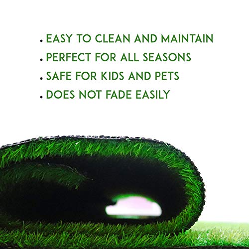 Artificial Grass Door Mat For Home | 45mm PVC Material & Realistic Look | Size 16 X 24 INCH