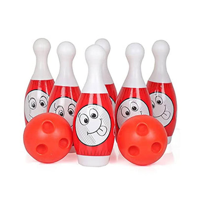 Bowling Game for Kids Toy with 6 Big Pin and 2 Big Ball | Indoor and Outdoor Fun Activity Toy Game Fun Learning Toy Game (Set of 1)