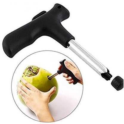 Coconut Opener Tool for Opening Coconut Water Tap Coconut Opening Tools -(Punch Tap)Knife Opener for Raw Coco Water Juice  Coconut Opener Makes Straw