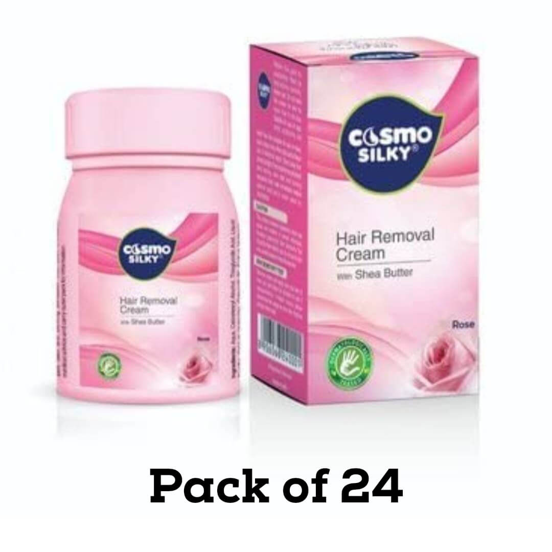 Cosmo Silky Hair Removal Cream, Rose / Strawberry Flavour (40 g)- Pack of 3