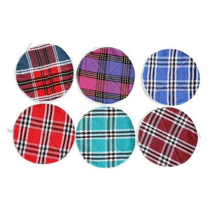 Cotton Round Roti Cover, Chapati Covers, Roti Rumal, Traditional Rumals to Keep Roti/Chapati Fresh- Assorted Colour and Design (Set of 2 Pcs.)