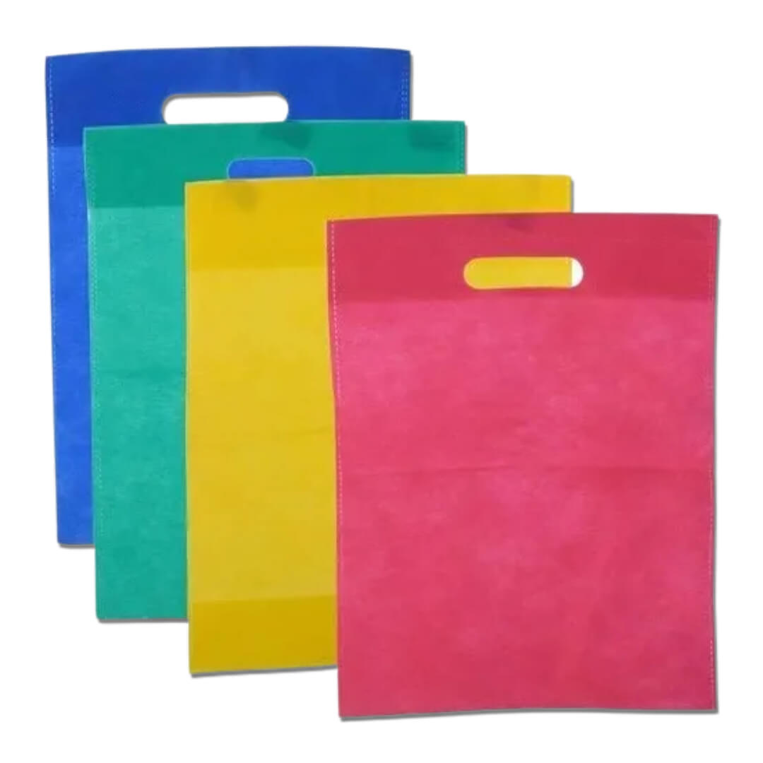 Non Woven Carry Bag, Handle Bag, Grocery Shopping Bag, D Cut Cloth Carry Bag, Gift Bag, ECO Friendly Bag,