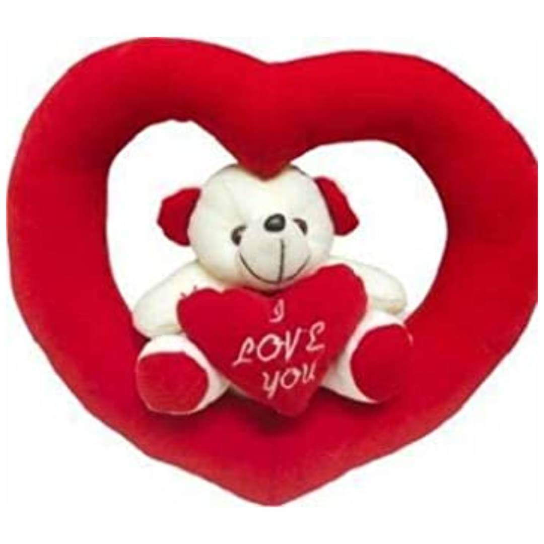 Hanging Red Heart Teddy for Valentine/Anniversary/Birthday/Girls/Boys Soft Toy 28 cm