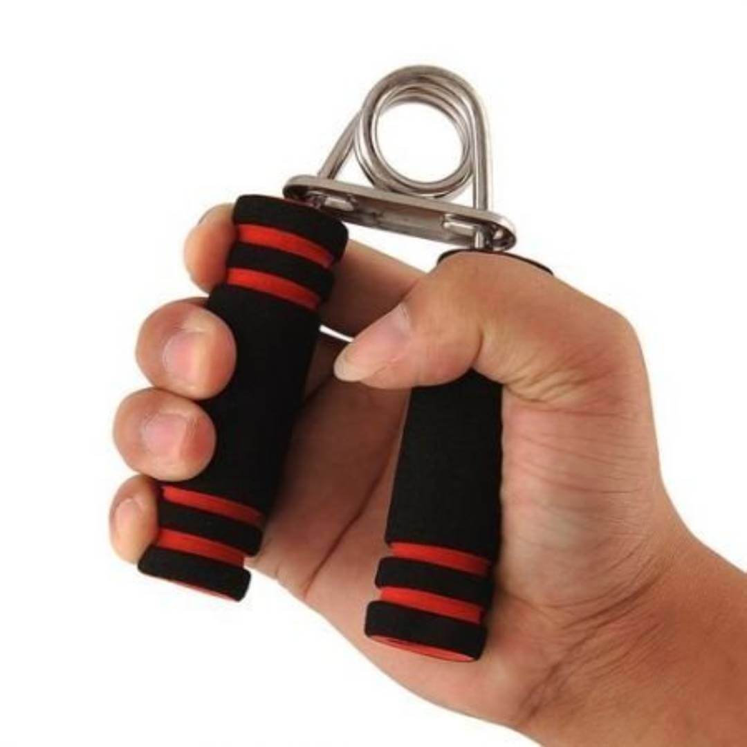 Hand Strength Grip Exerciser Tool with Spring Tension Portable Hand Strengthener for Men Women Home Gym Workout