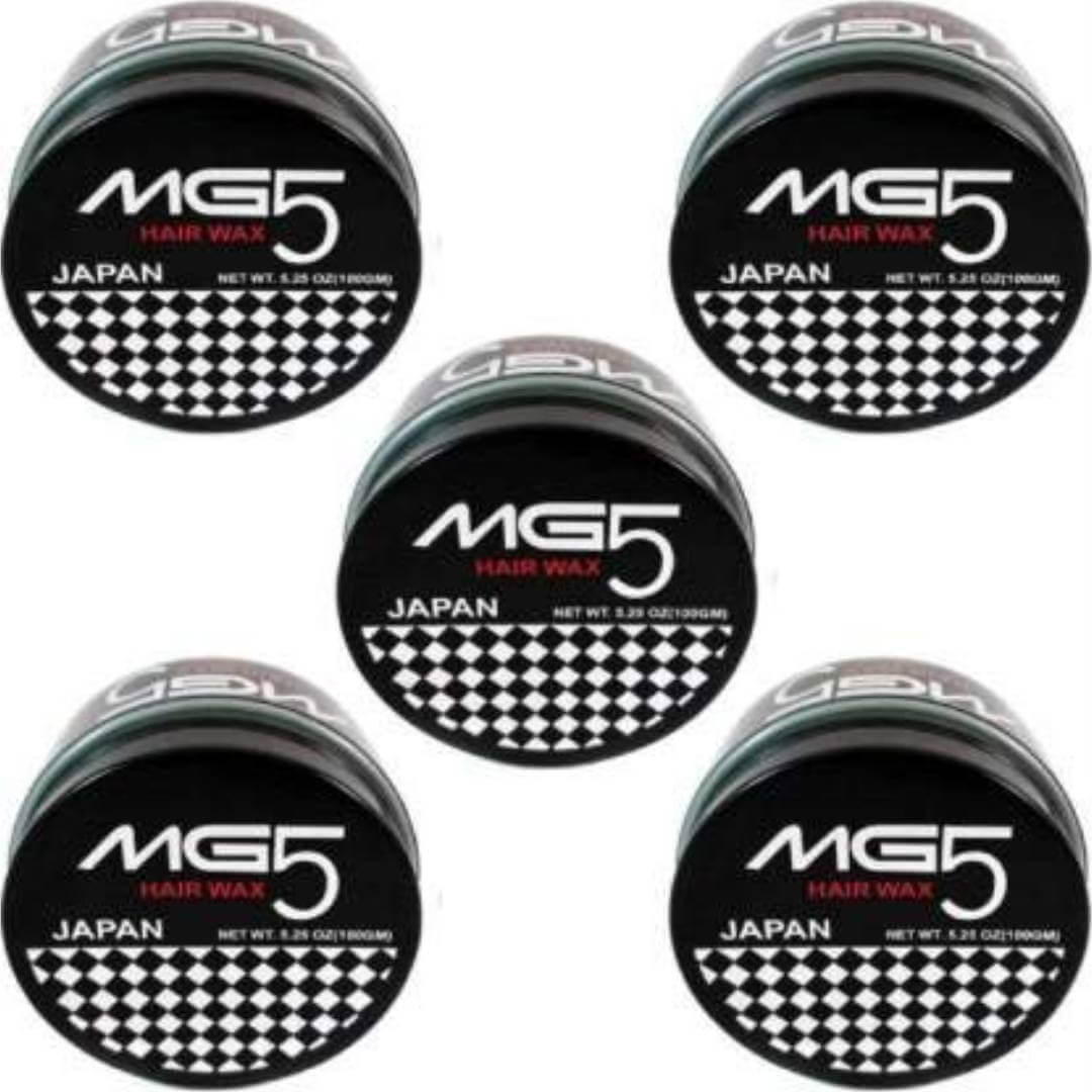 MG 5 Super Hold Hair Styler Hair Wax Pack of 5 (50 g Each) Hair Gel (250 ml)