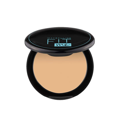 Maybelline New York Compact Powder, With SPF to Protect Skin from Sun, Absorbs Oil, Fit Me, 128 Warm Nude, 8g