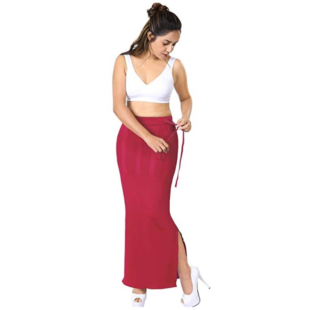 Microfiber Saree Shapewear Petticoat for Women, Cotton Blended Shape W –