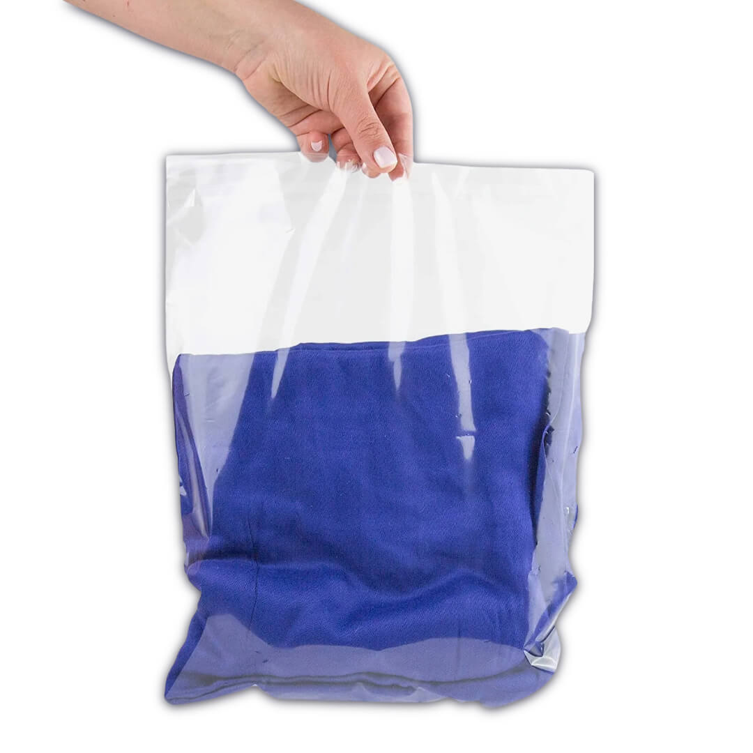 Clear BOPP Poly Pouches For Clothes, Garments, Saree and Shirts |  Self Adhesive Packing Transparent Bag, Multipurpose Transparent Panni (100 Pcs.)