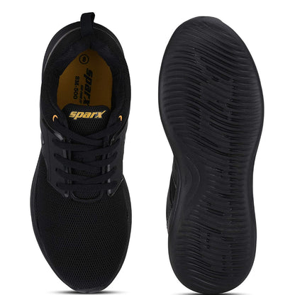 Sparx Men'S Black Mesh Running Shoes