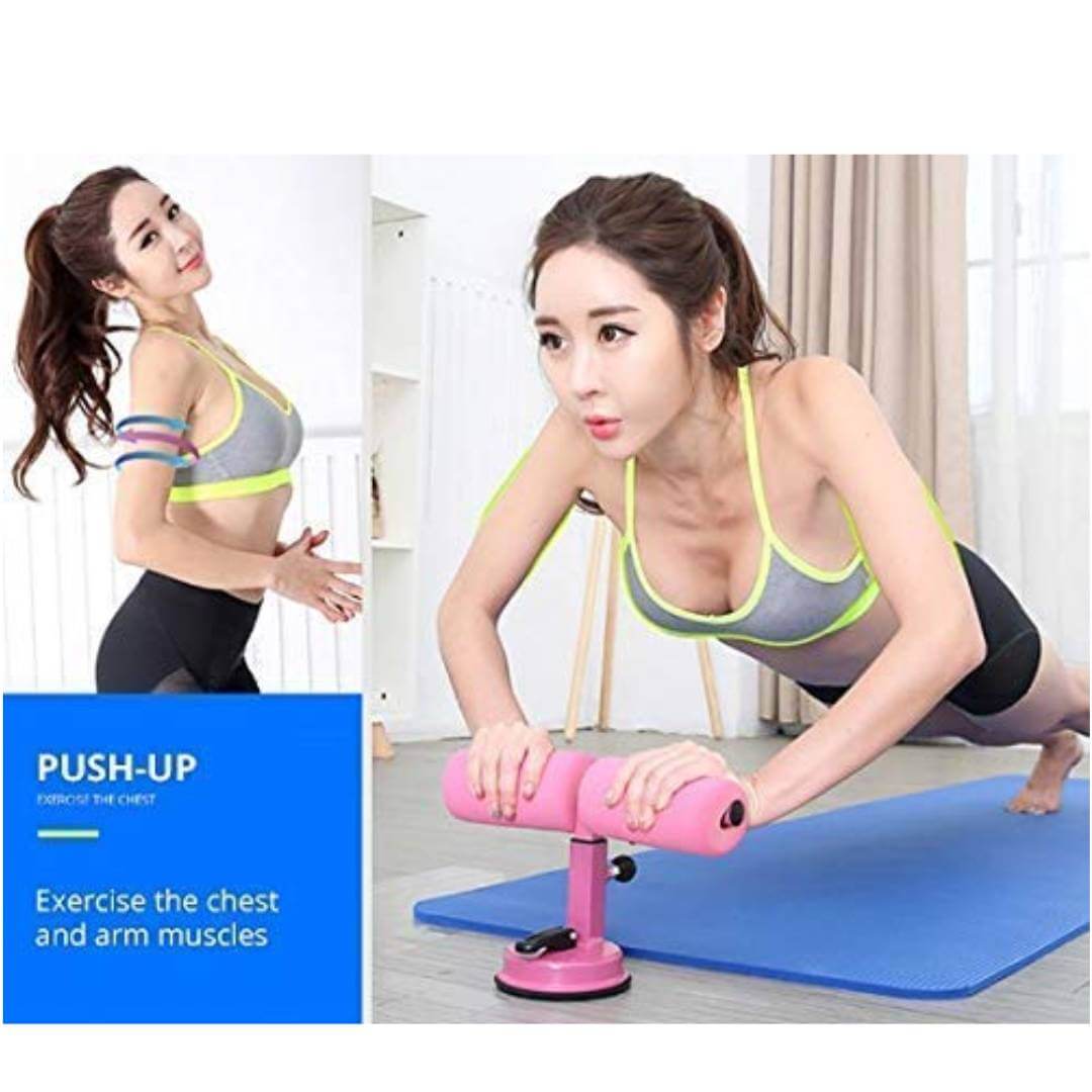 Seat Up Fitness Equipment Sit-ups and Push-ups Assistant Device For Weight Lose Gym Workout Abdominal Curl Exercise Work Out Trainer (Pack of 1)