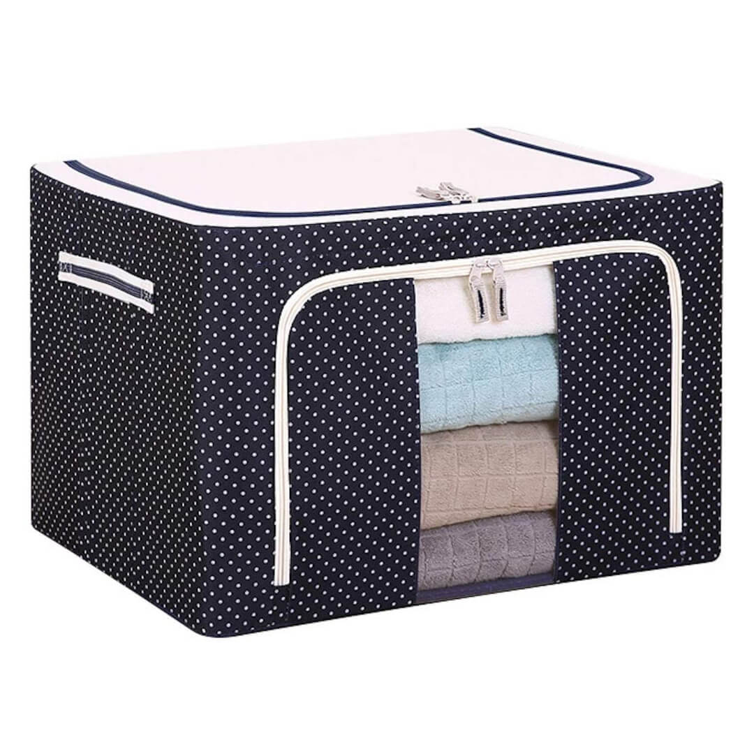 Wardrobe Organizer for Clothes, Cloths Storage Box, Foldable Storage Organizer Box for Pants, Shirts, Saree, Suits, Blankets, Towels and other Cloths
