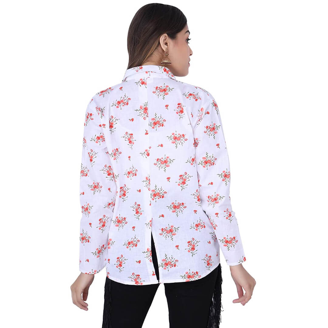 Women's Cotton Floral Printed Summer Coat with Cap, Sun Protection Summer Coat, Pollution, Sunburn, Tanning, Ideal for Driving