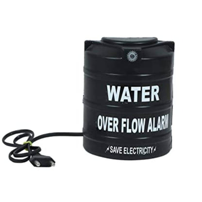 Water Tank Alarm Overflow Bell | Alarm with Sensor,Water Overflow Alarm with Voice Sound, Water Alarm Overflow with Sensor, Water Tank Alarm(Black)