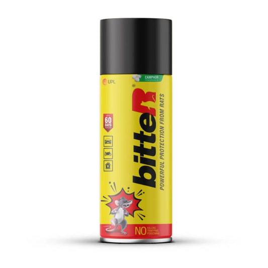 Bitter Powerful Rats Protection Spray, Protect Wires in Car, Bike | Camphor Fragrance, Non Toxic ,No Kill Only repels | 60 days protection (100ml)