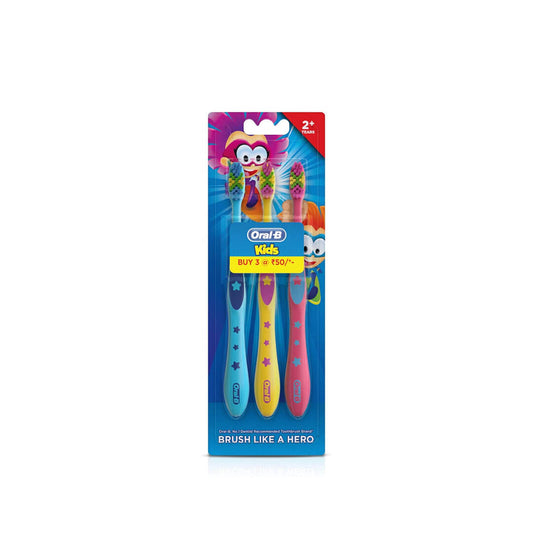 Oral B Kids Toothbrush, Extra Soft (Pack of 3)
