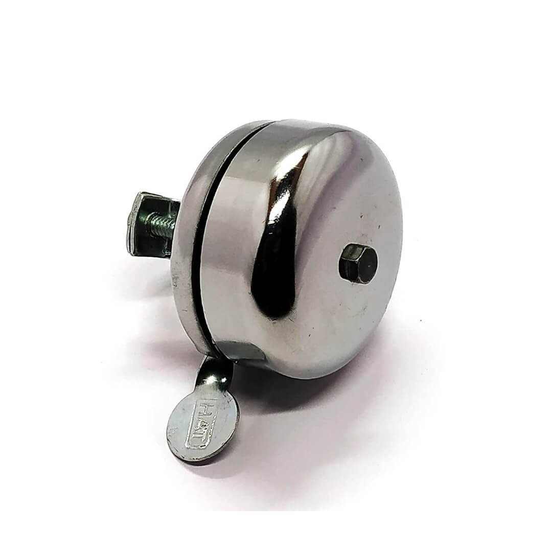 Cycle Thumb Bell Staineless Steel Gear Type Loud Sound (Silver)