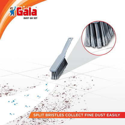 Gala Dustgo Set | Dustpan with Brush (Assorted Colour)