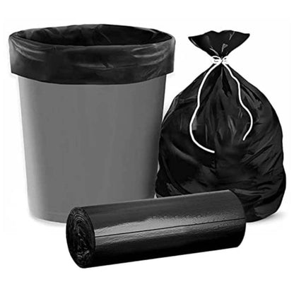 Biodegradable Garbage Bags| Plastic Dustbin Bags |Trash Bags For Kitchen, Office, Warehouse, Pantry or Washroom, 30 Bags Roll (Size 24" X 32" Inch)