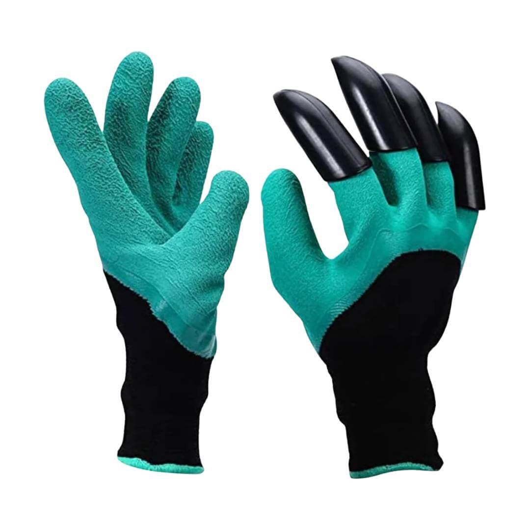 Green Gloves घर और बगीचे के उपयोग के लिए छंटाई, खुदाई और रोपण के लिए अत्यधिक टिकाऊ बागवानी एक्सेसरी क्लॉ की प्रीमियम रेंज (पैक-1)