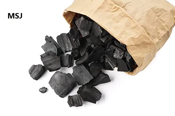 Natural Wood Charcoal / Coal / Koyla  For Barbeque/Tandoor/Angeethi, Use In Kitchen And Garden, Black (1kg)