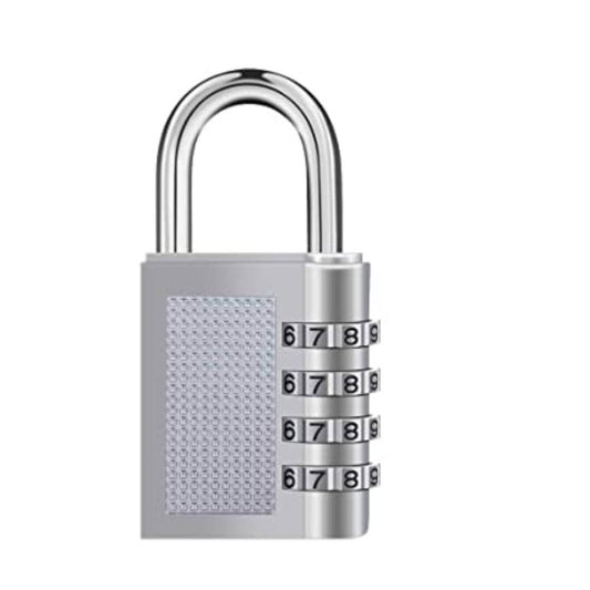 Combination Lock 4 Digit Bag Lock Number Lock for Bag Luggage Door Gate Tool Box Padlock ( 8X4 cm)