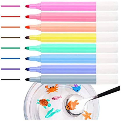 Magic Doodle Water Erasable Markers Floating Pens Floating Ink Pen Set, Magical Water Painting Pens Whiteboard Marker for Kids, Children Art