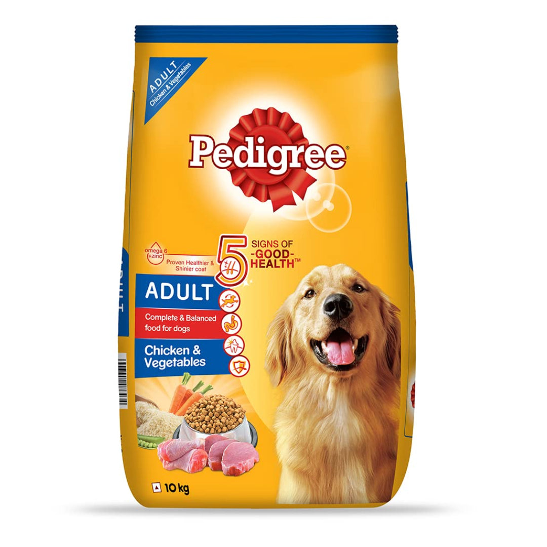 Pedigree Adult Dry Dog Food, Chicken & Vegetables, 400gm Pack