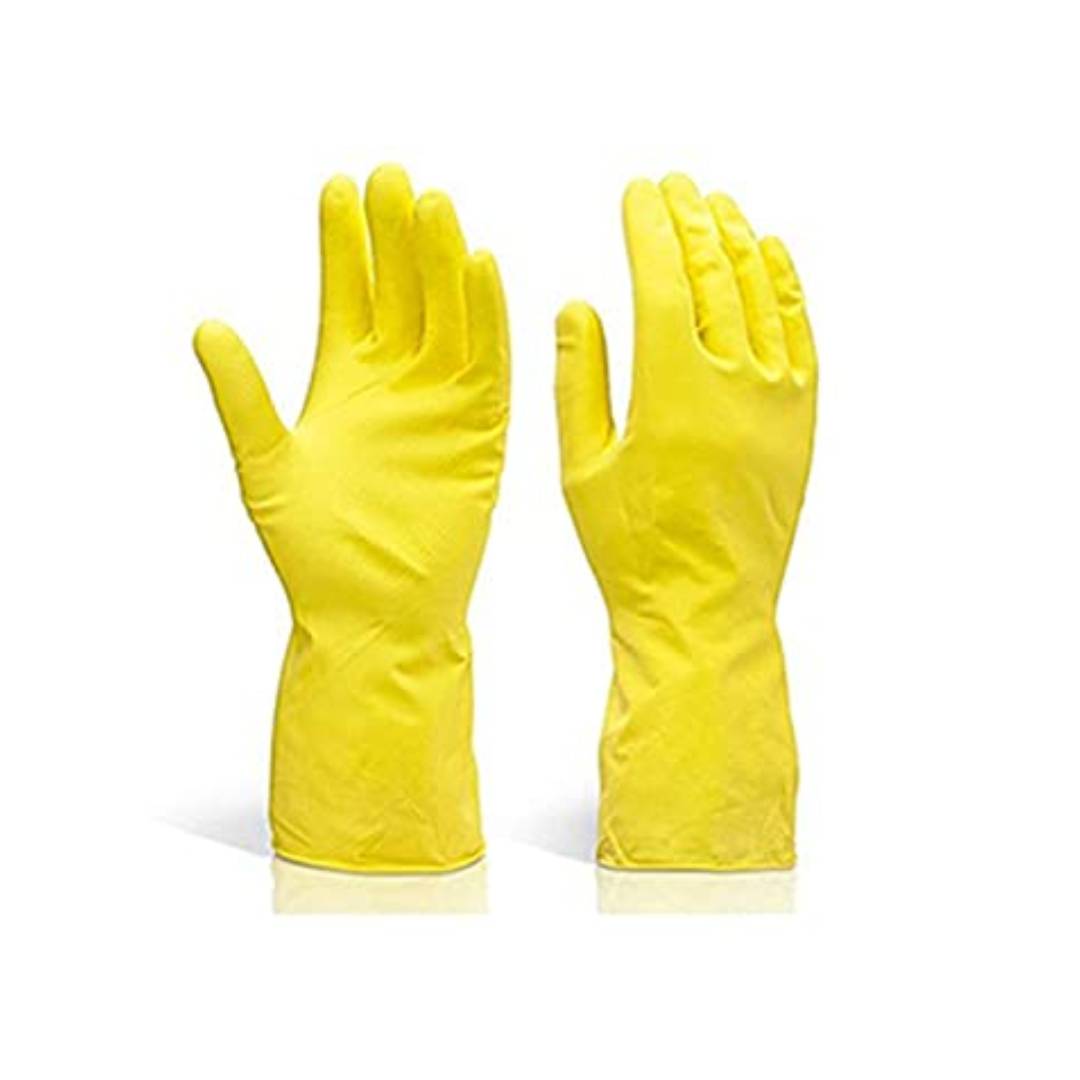 Multipurpose Waterproof Reusable Household Rubber Cleaning Gloves, Dishwashing Gloves, Kitchen Cleaning, Working,Painting,Gardening, Pet Care,Gloves