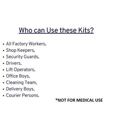 Personal Protective Equipment PPE Kit with Disposable Full Dress ( Free Size, Blue).